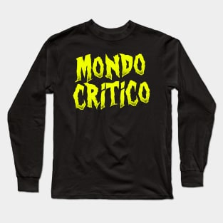 Mondo critico (Youtube channel's Logo) Long Sleeve T-Shirt